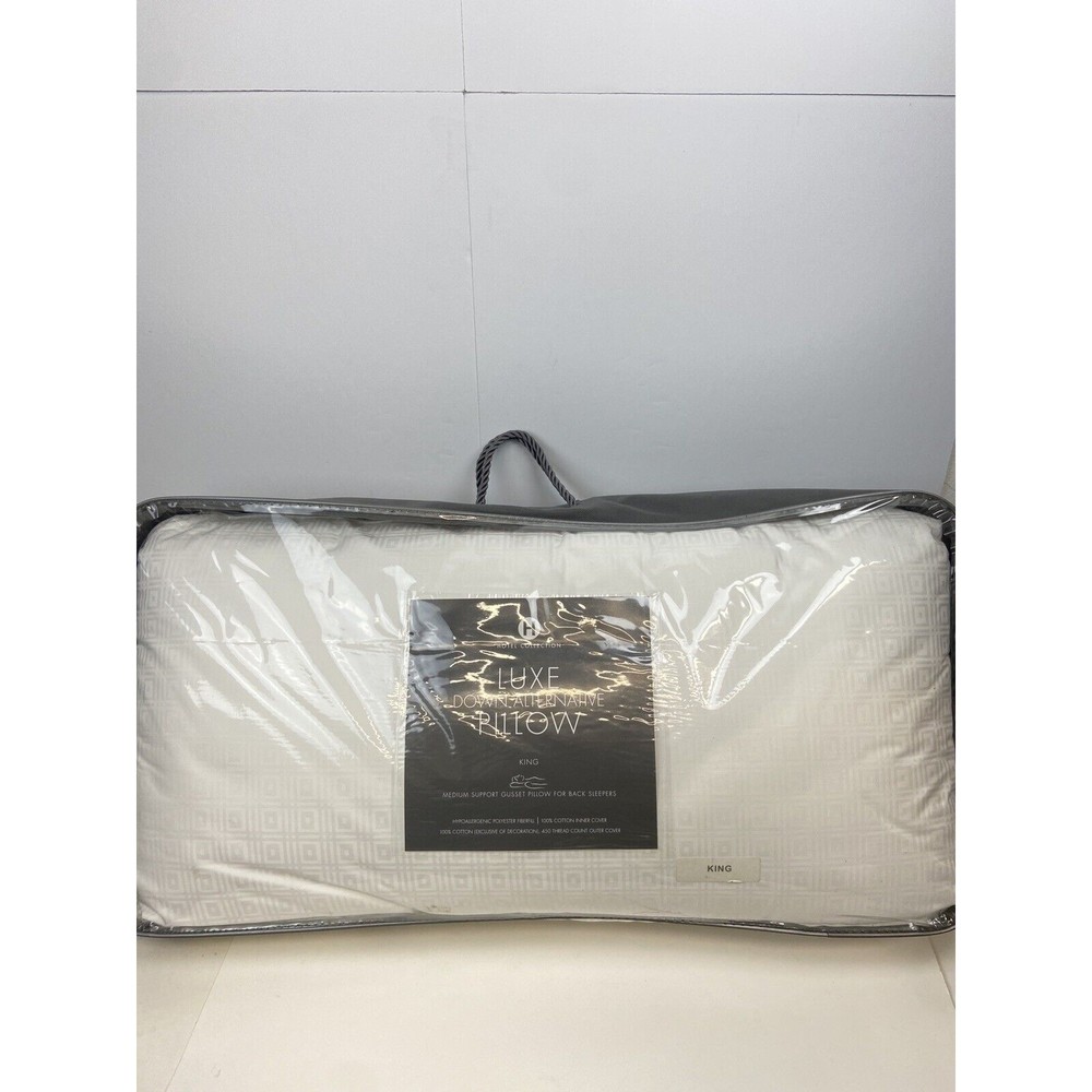 Hotel Collection King Luxe Down Alternative Medium-Support Pillow
